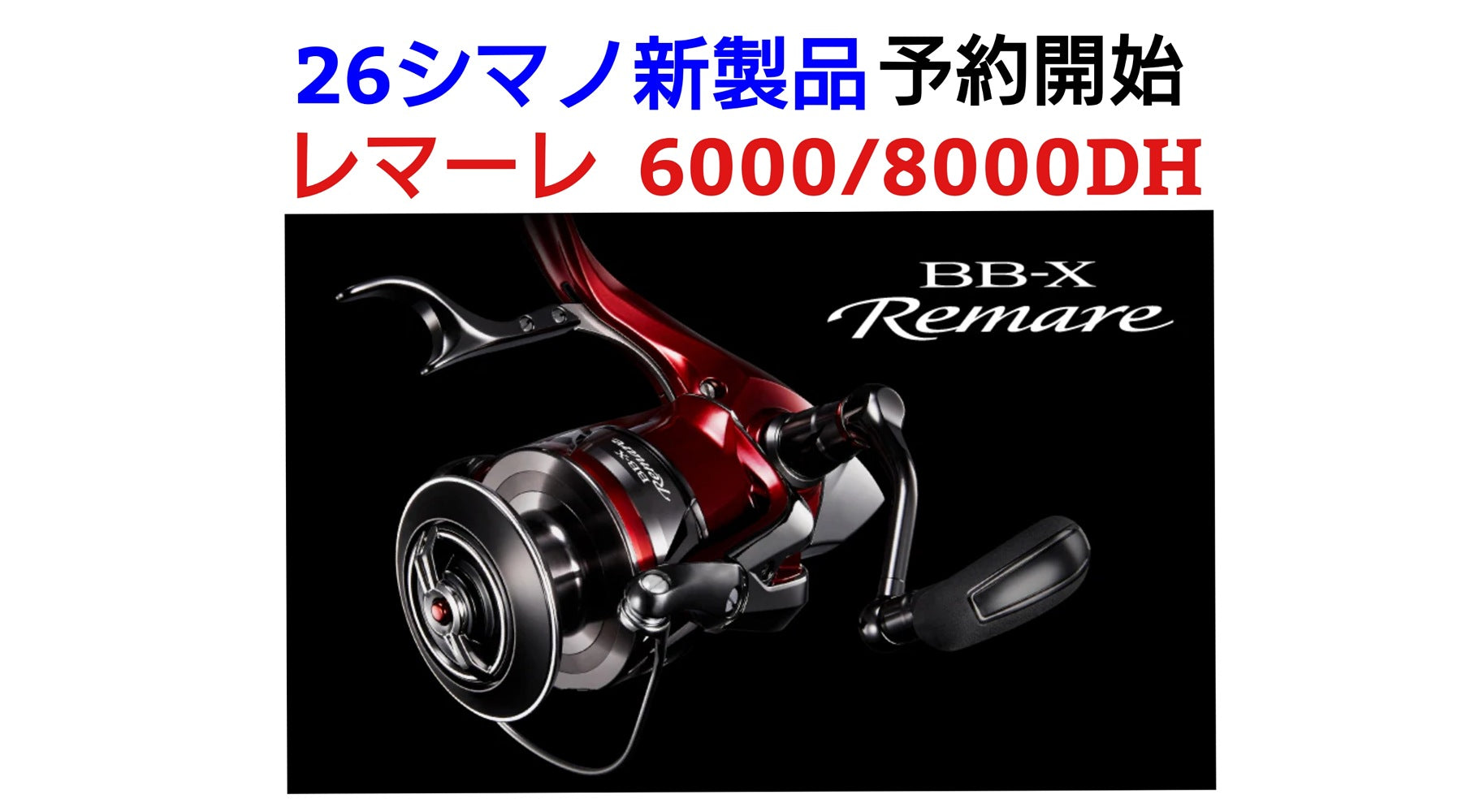 新製品絶賛予約受付中！】シマノ レマーレ6000/8000DH – サンスイ