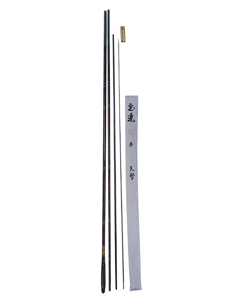 拳 天勢 12.1尺 4継 総塗り笛巻