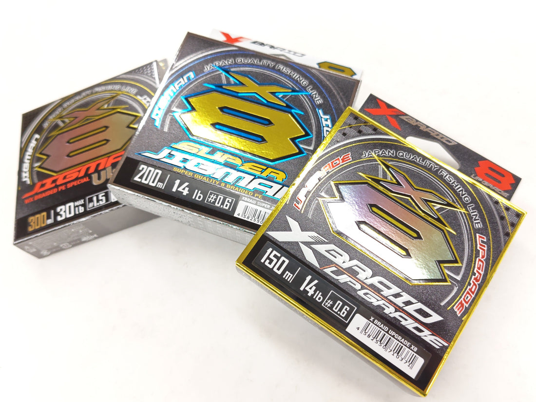 YGK XBRAID JAPAN QUALITY FISHING LINE