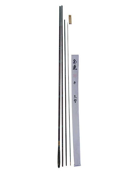 拳 天勢 12.1尺 4継 総塗り笛巻